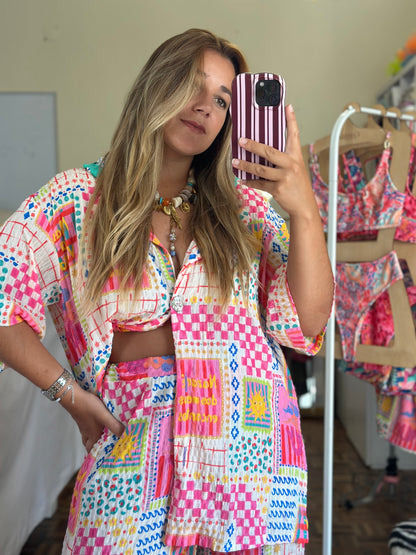 Conjunto Encantos (camisa+calças)  🌞