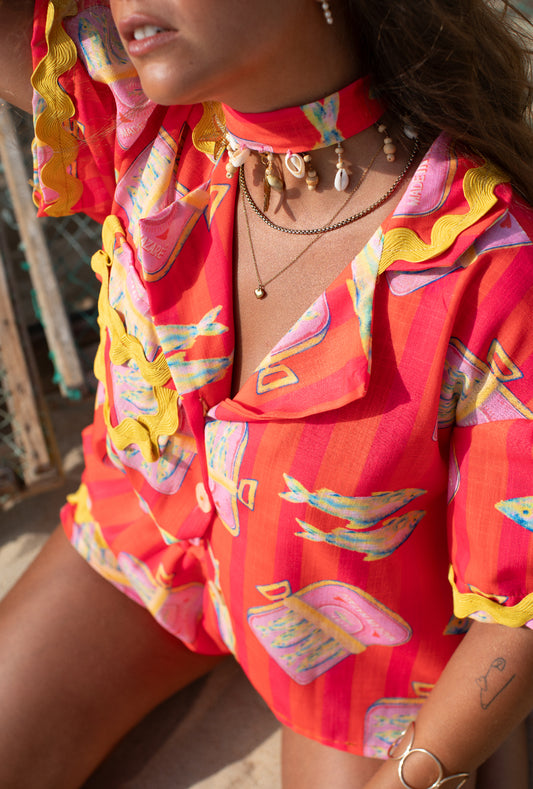 Camisa Sardinha 🐟✨ V2